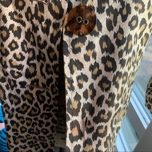 Forever 21 leopard pea coat - Picture 3 of 9